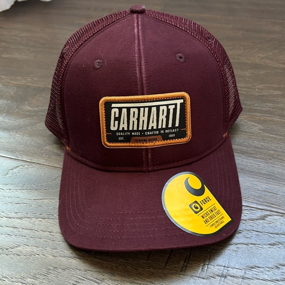 Carhartt Force Sweatband Canvas/mesh snapback,outlast patch logo,dries fast cap - Picture 1 of 9